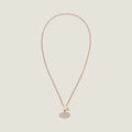 18K Chaine D'ancre Contour Pendant Hermes Necklace
