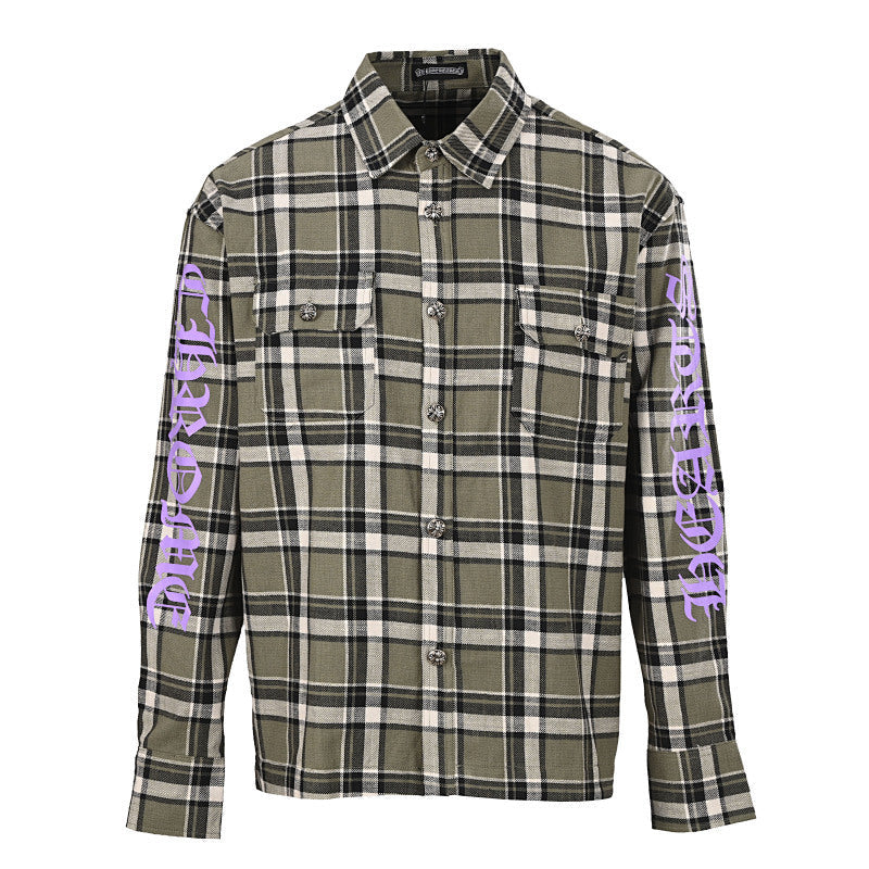 Chrome Hearts Classic Plaid Shirt