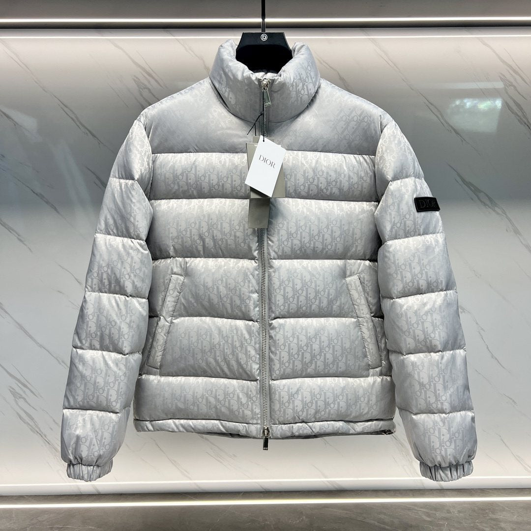 Dior Oblique Monogram Puffer Jacket — front