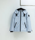 Moose Knuckles Contrast Panel Hooded Puffer Jacket — hero