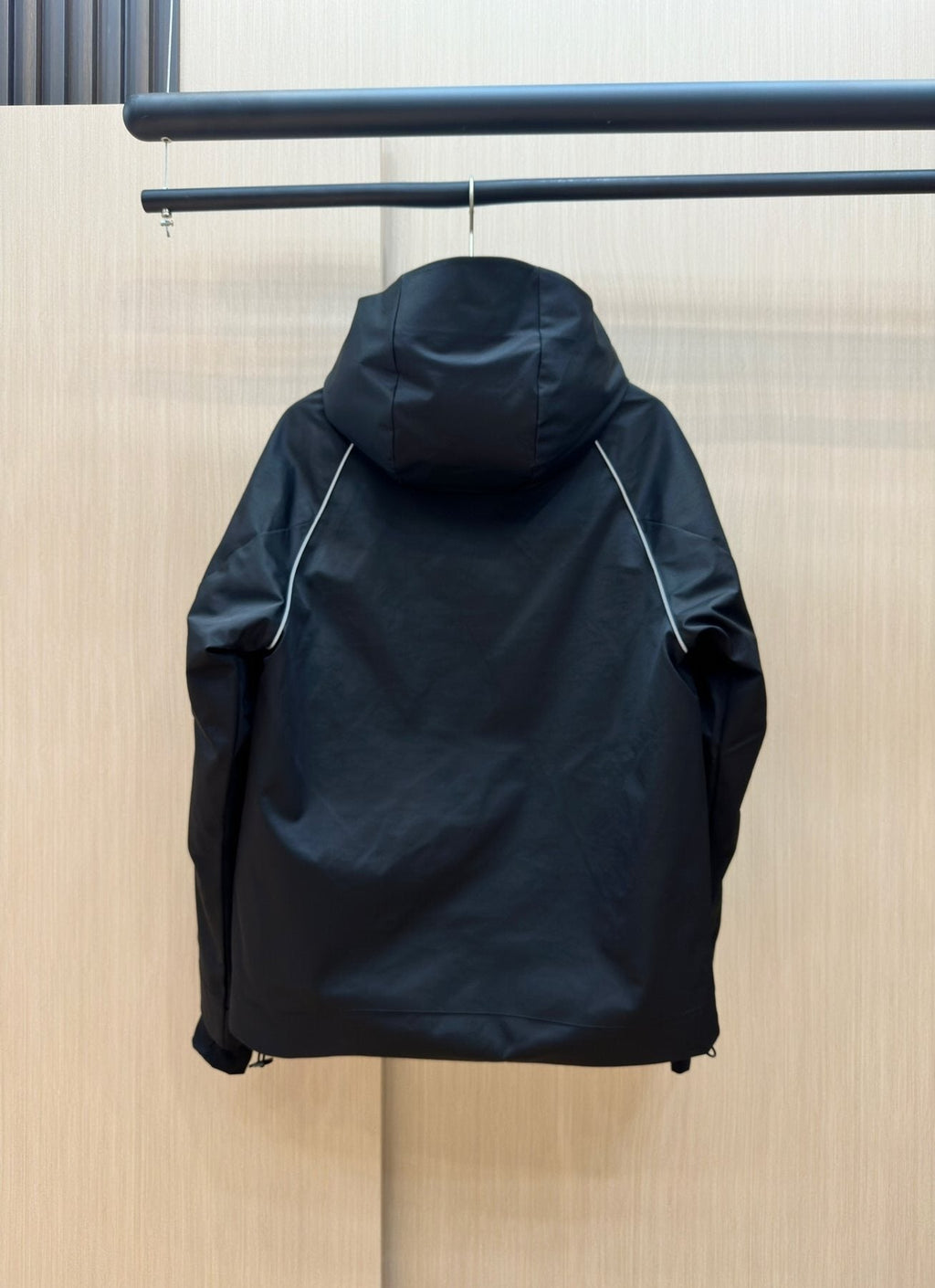 Burberry Hooded Utility Short Down Jacket — back
