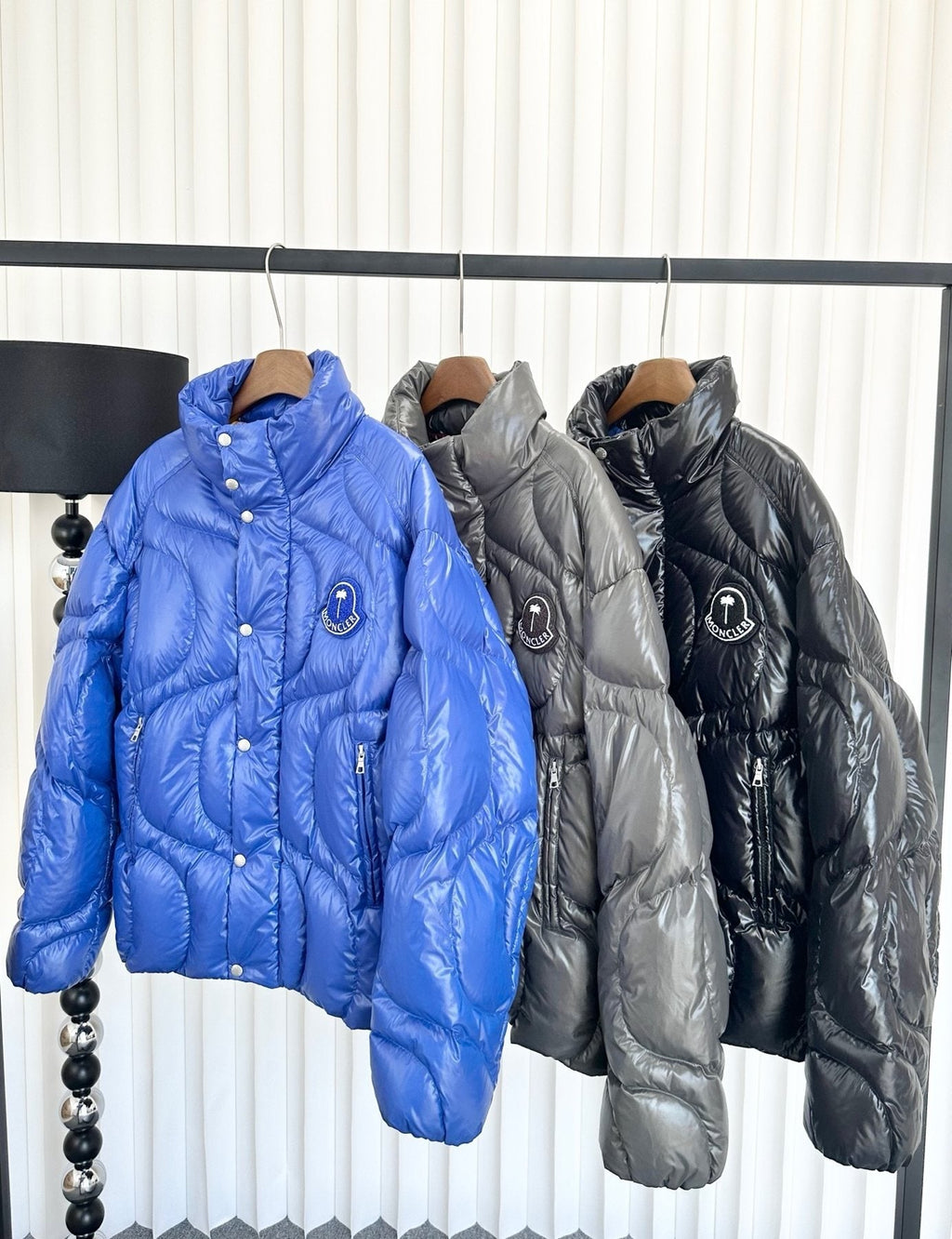 Moncler Quilted Short Down Coat — comparison
