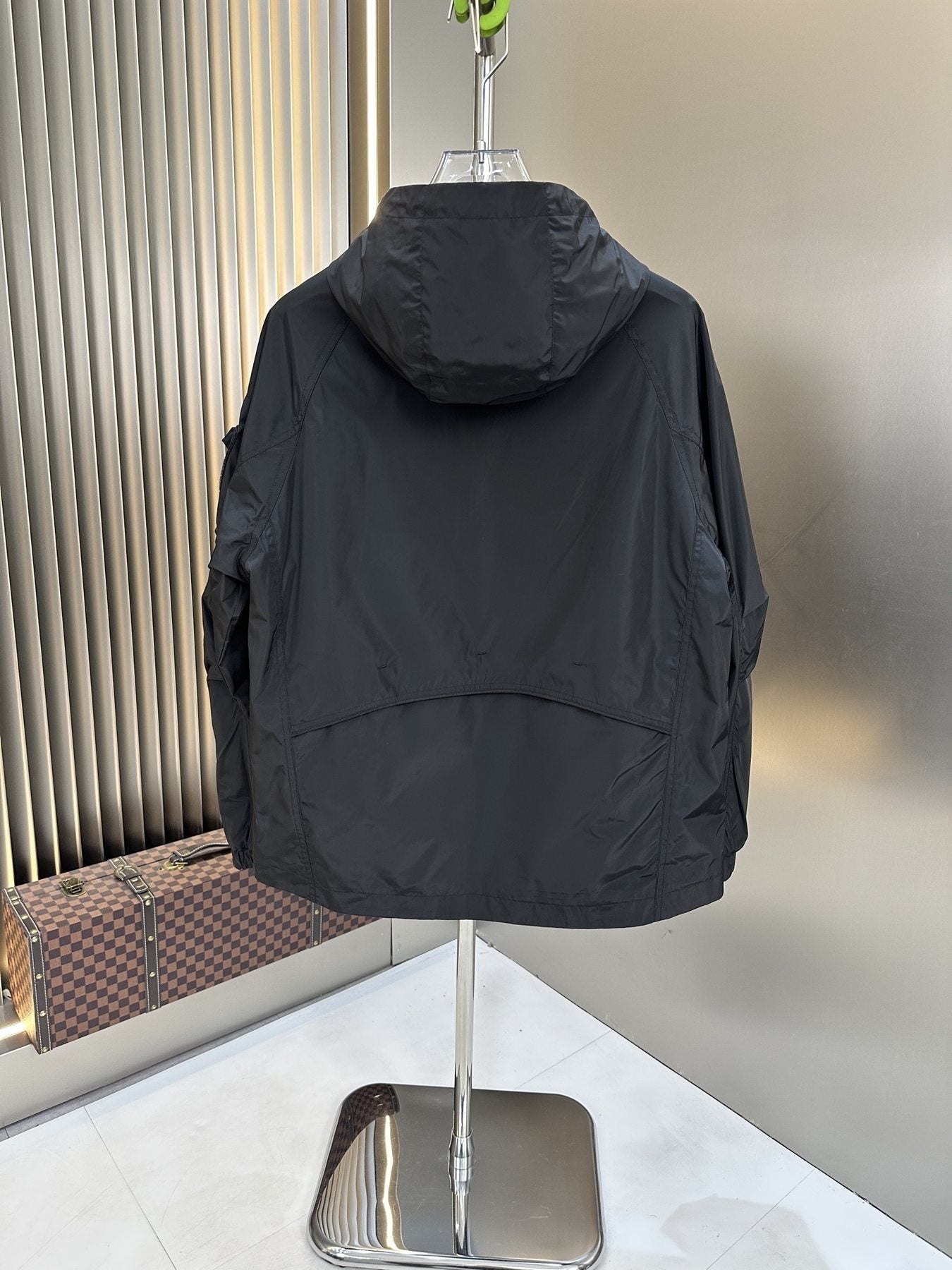 Burberry Hooded Utility Jacket — back