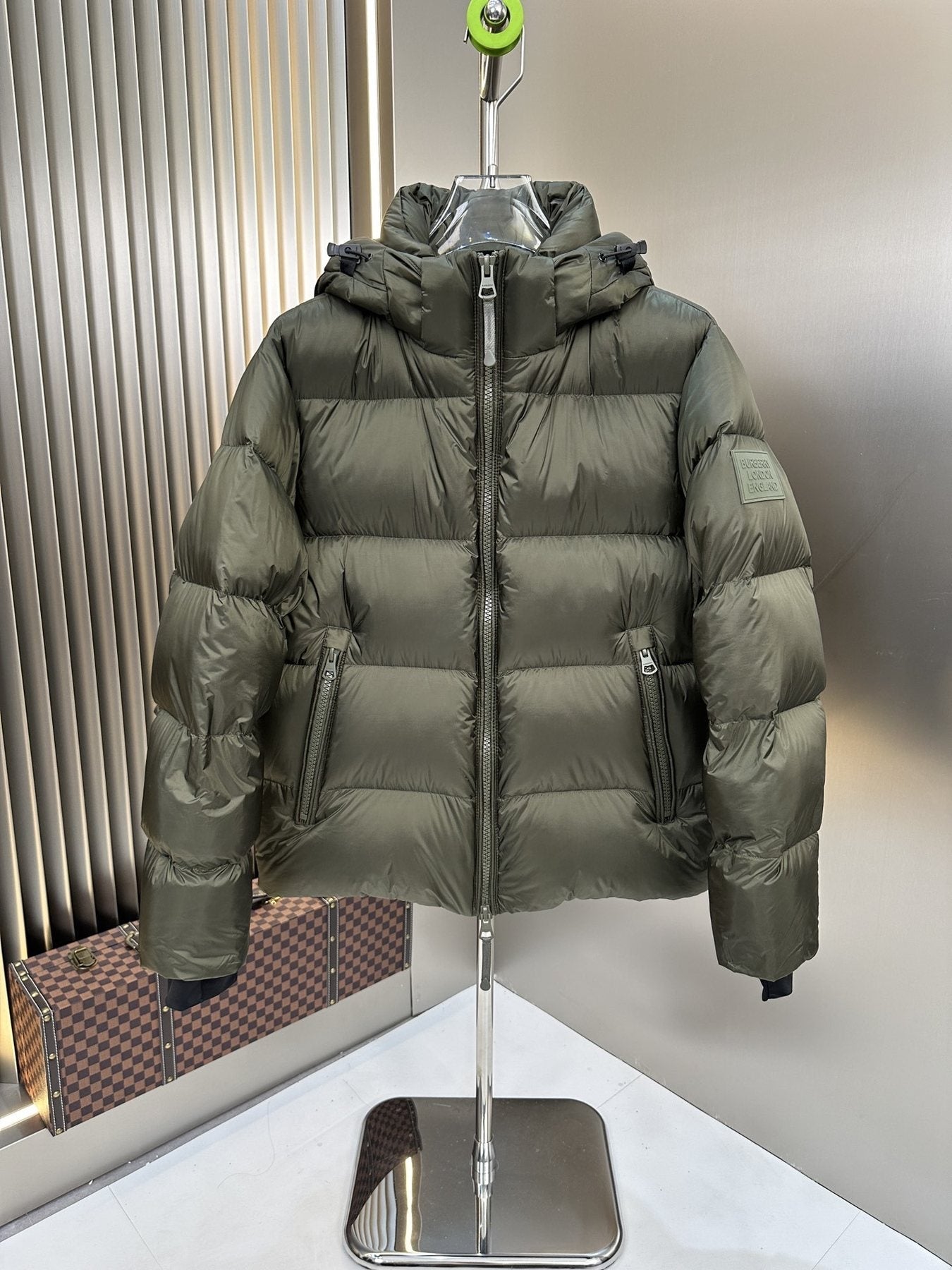 Burberry Hooded Puffer Jacket — front