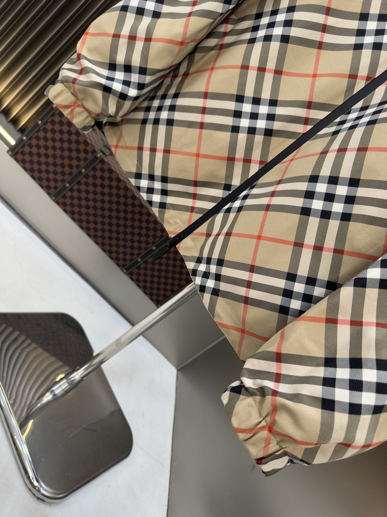 2026 Original Jacket Reversible Check Hooded Jacket — detail