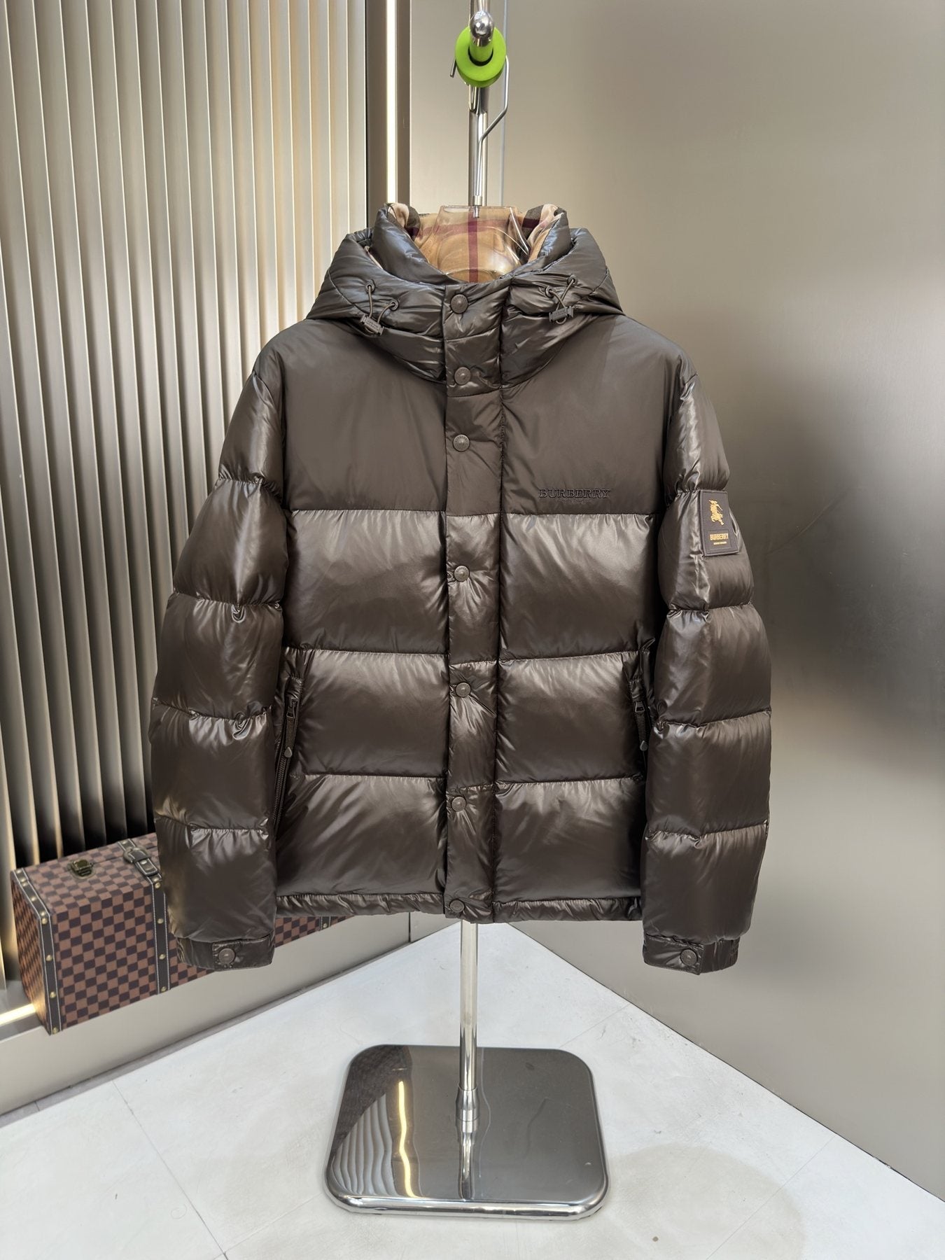 Burberry Hooded Quilted Puffer Jacket — front