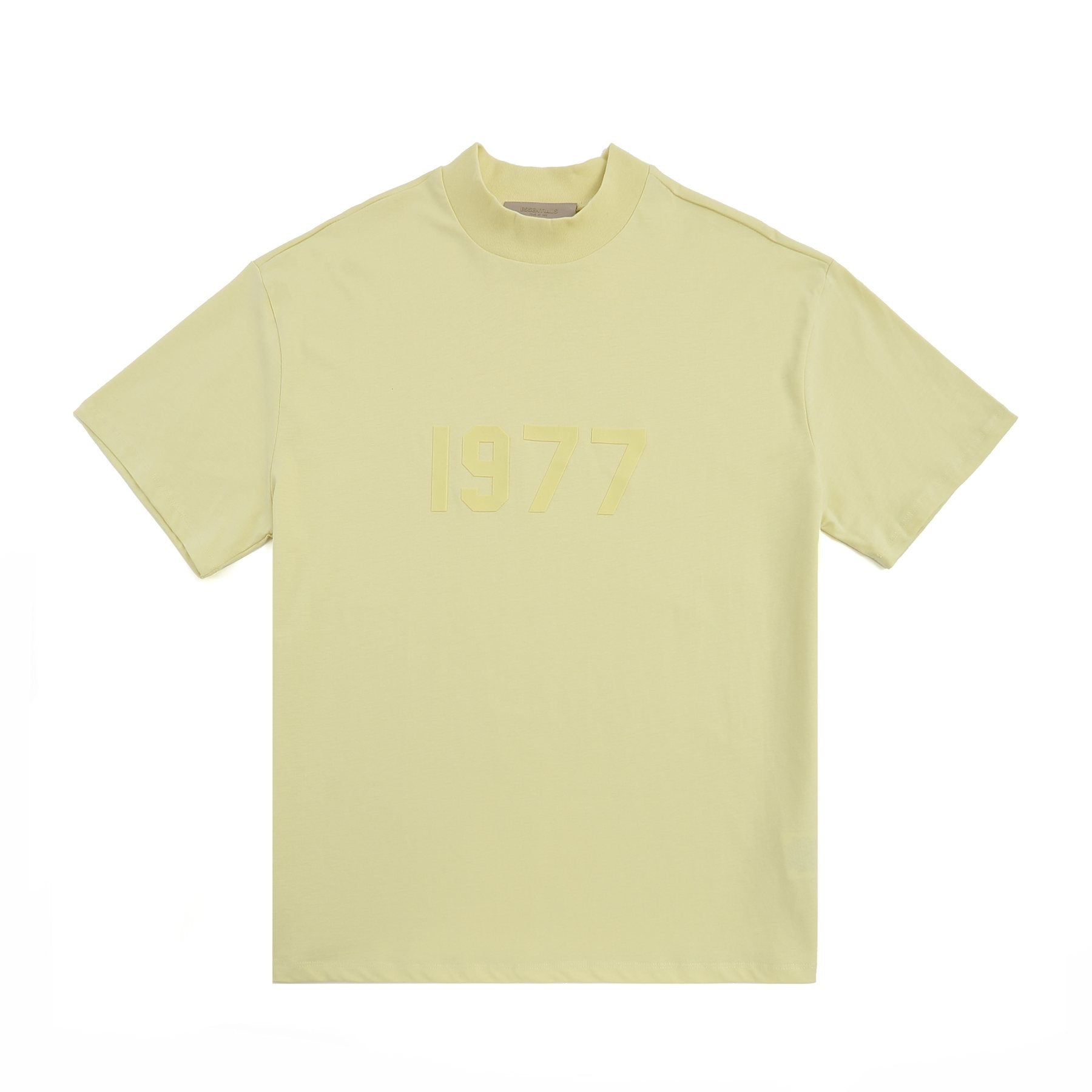 ESSENTIALS 1977 Tonal Wordmark Mock-Neck T-Shirt — front