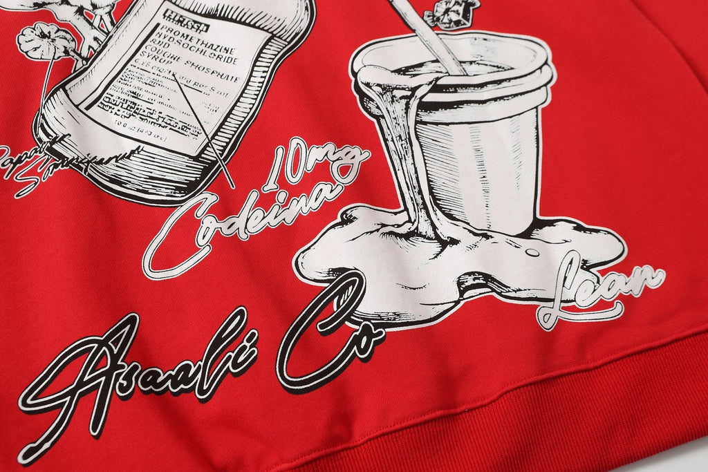 THAT'S A AWFUL LOT OF COUGH SYRUP Rising Star Graphic Hoodie — detail