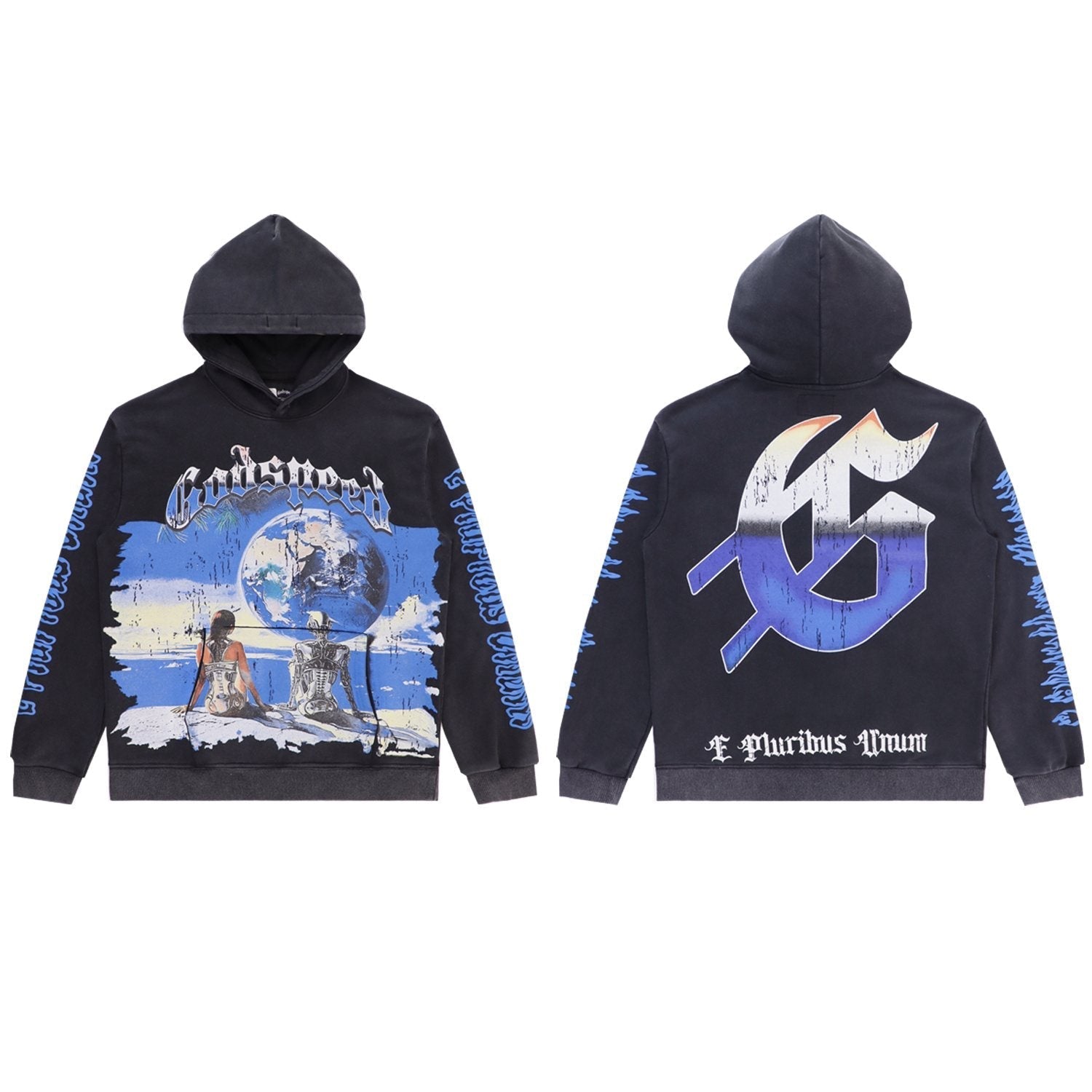Godspeed Earth Tech Graphic Hoodie — hero