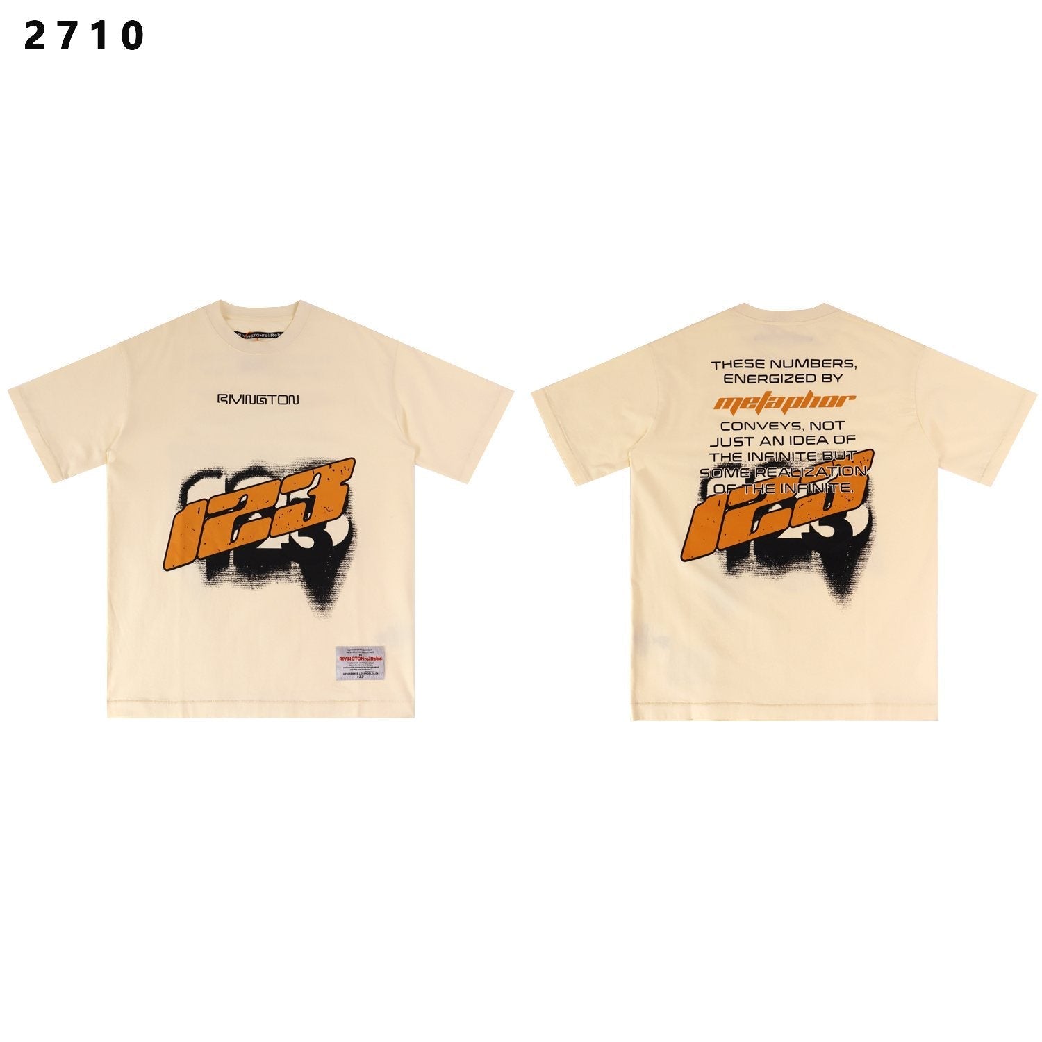 RRR123 CVA Back Graphic T-Shirt — front