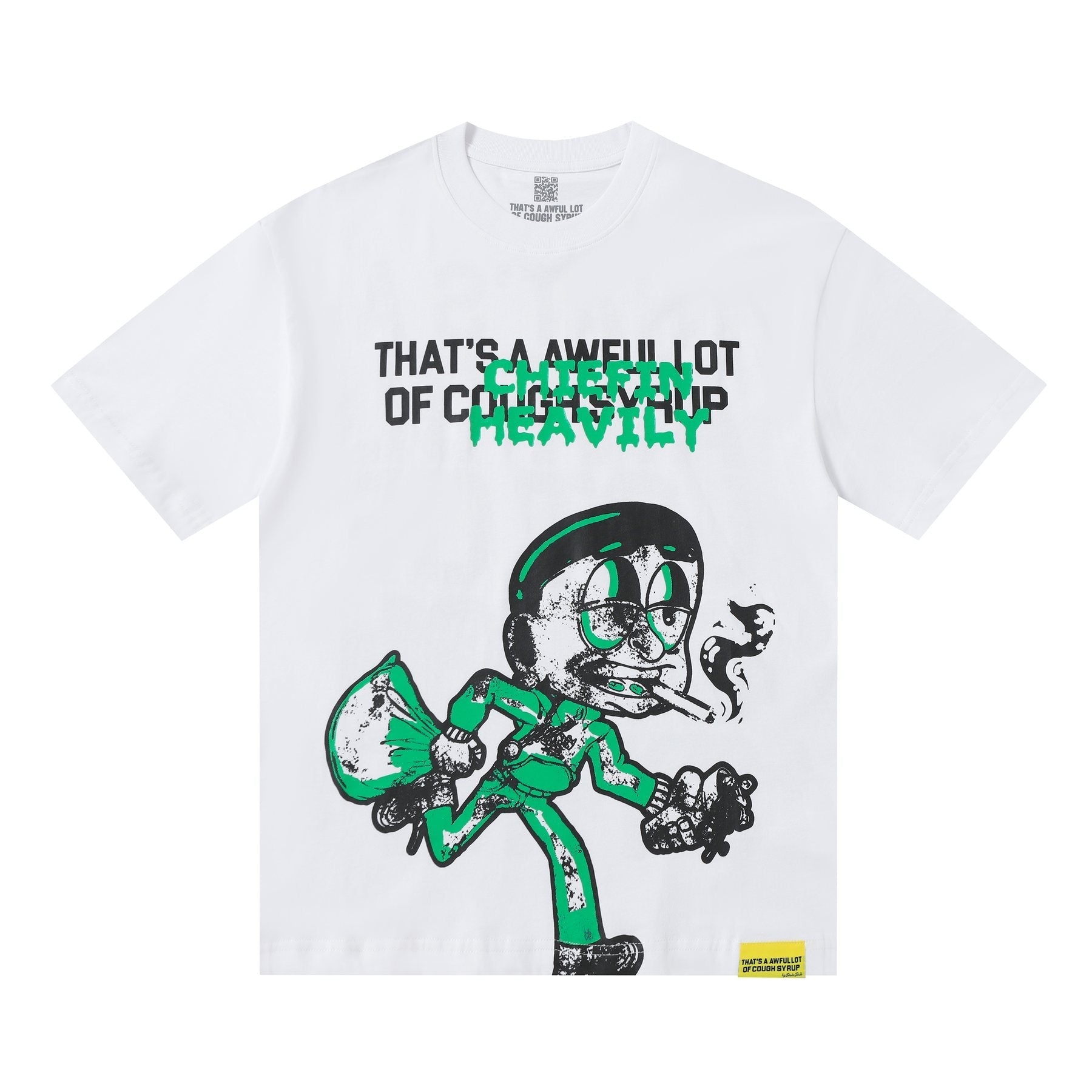 THAT'S A AWFUL LOT OF COUGH SYRUP Graphic Short-Sleeve T-Shirt — front