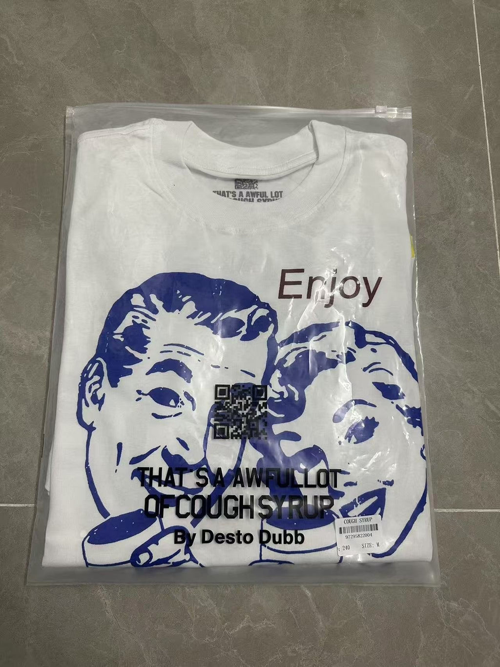 THAT'S A AWFUL LOT OF COUGH SYRUP Front & Back Graphic T-Shirt — context