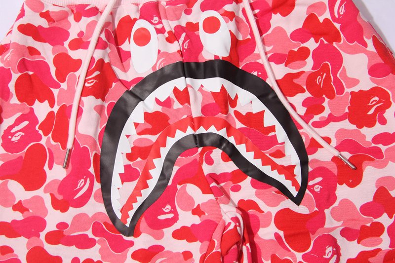 BAPE WGM Camouflage Graphic Shorts — detail