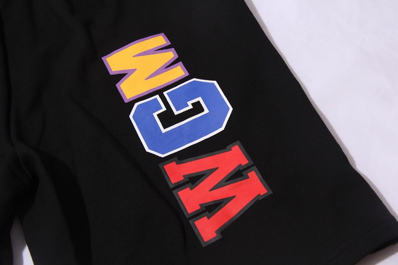 BAPE Shark Graphic Black Shorts — detail