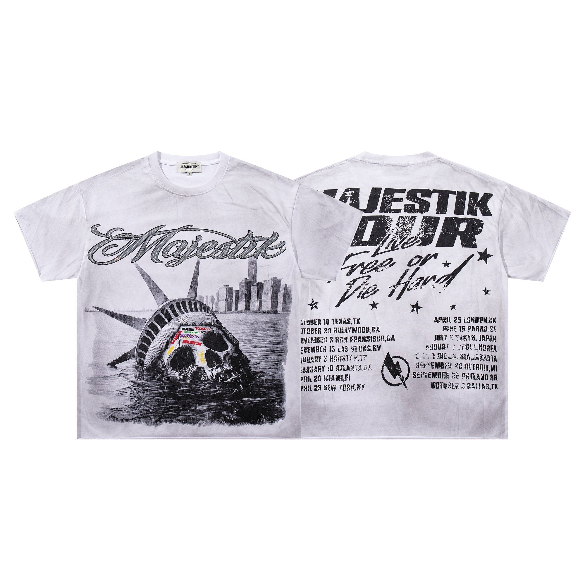 MAJESTIK Tour-Style Back Print T-Shirt — hero