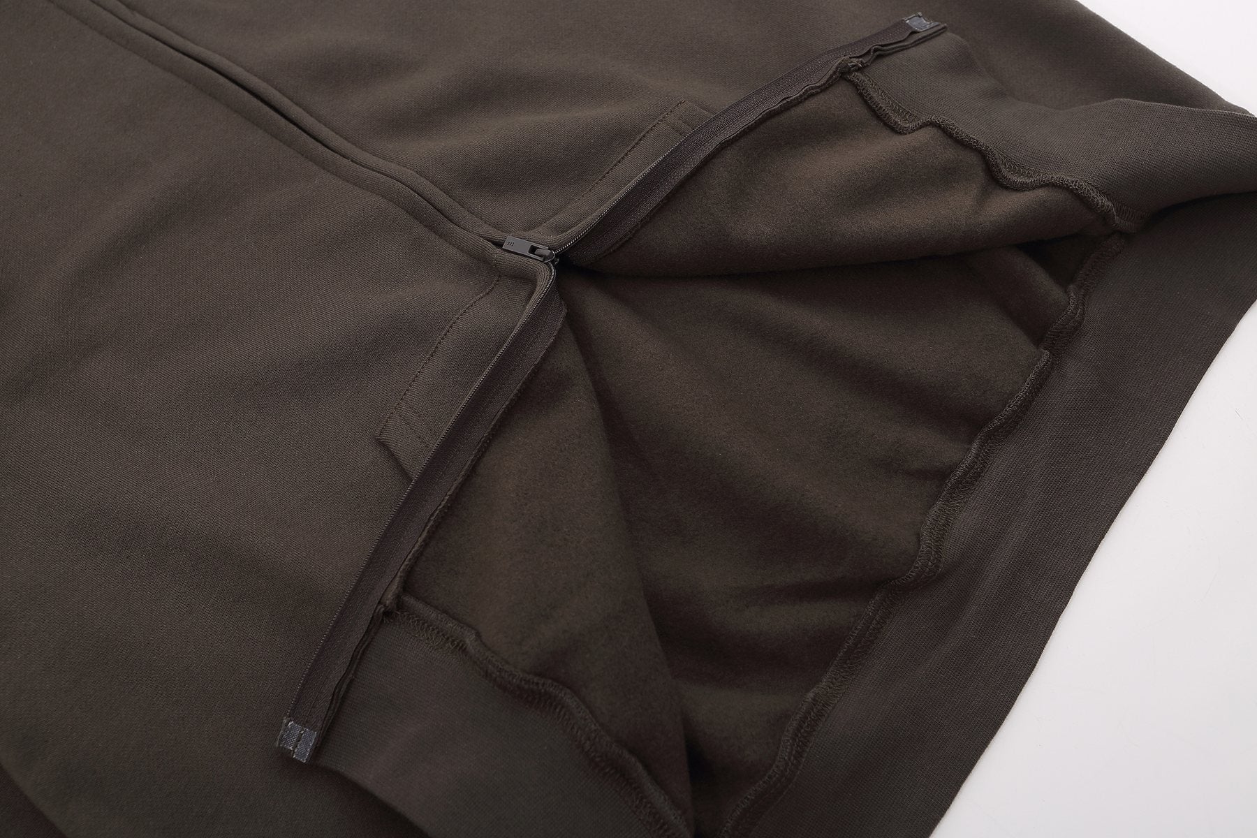Essentials Fear of God Zip Hoodie — detail