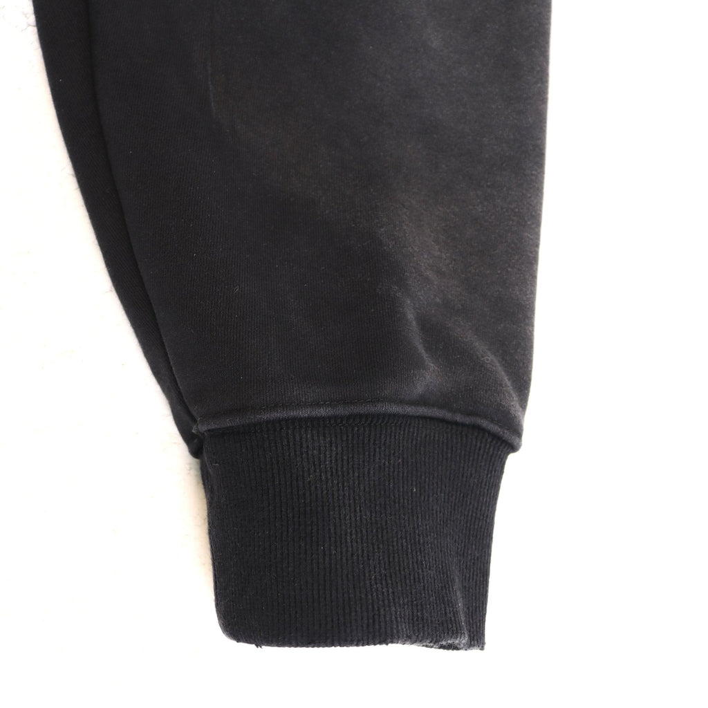 Valley Dreams Washed Black Collegiate Crest Zip Hoodie — detail