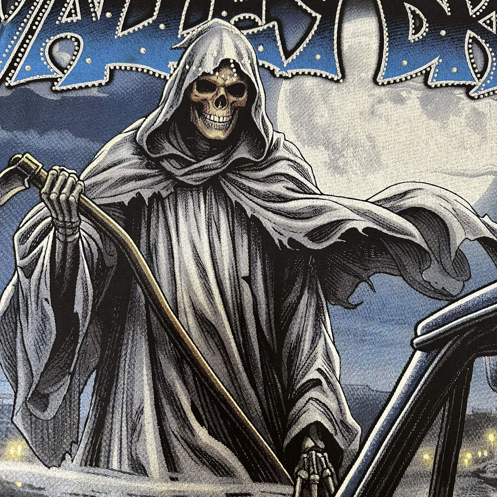 VALE USA Valley Dreams Rhinestone Graphic T-Shirt — detail