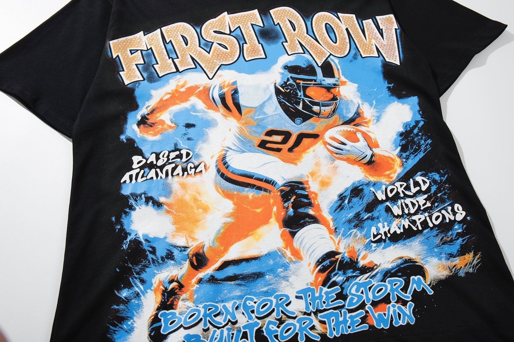 MAJESTIK Football Graphic Short-Sleeve T-Shirt — front