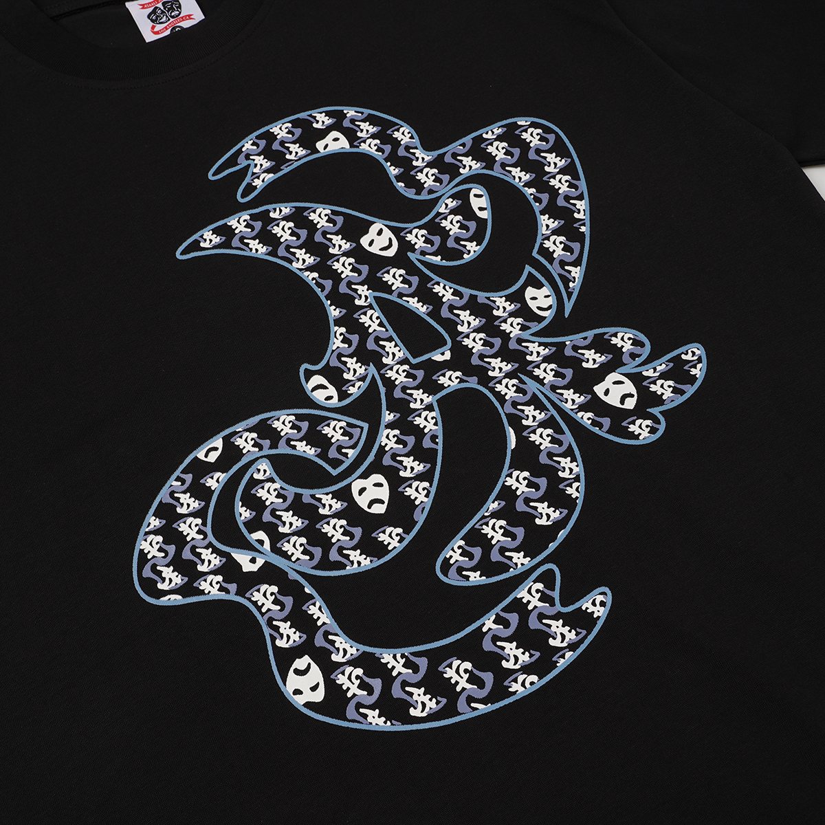 Asaali Abstract Graphic T-Shirt — detail