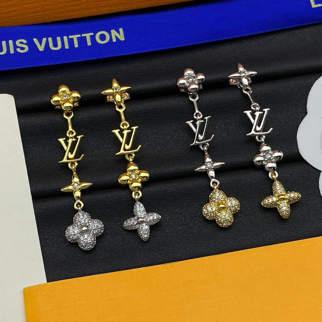 18K Louis Vuitton Blossom Long Earrings