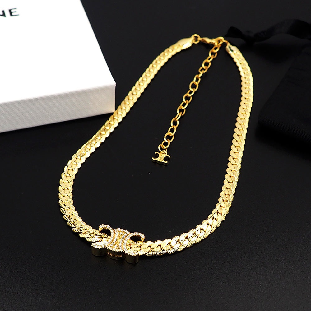 18K Celine Diamonds Necklace