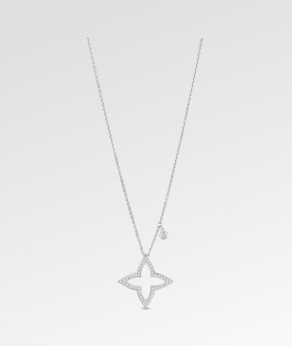 18K Louis Vuitton Blossom Pendant Necklace