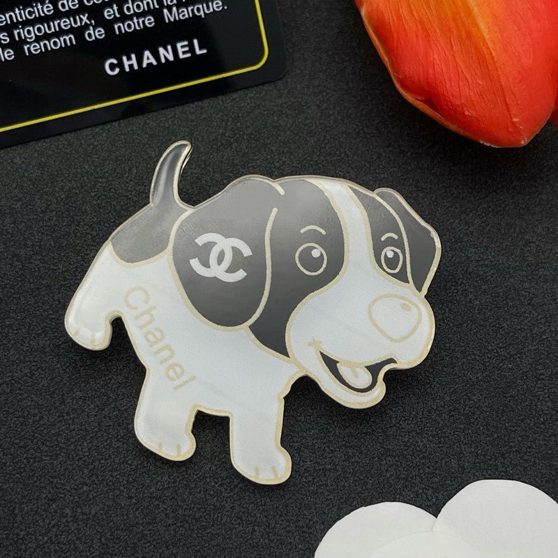 18K  Chanel Dog Brooch