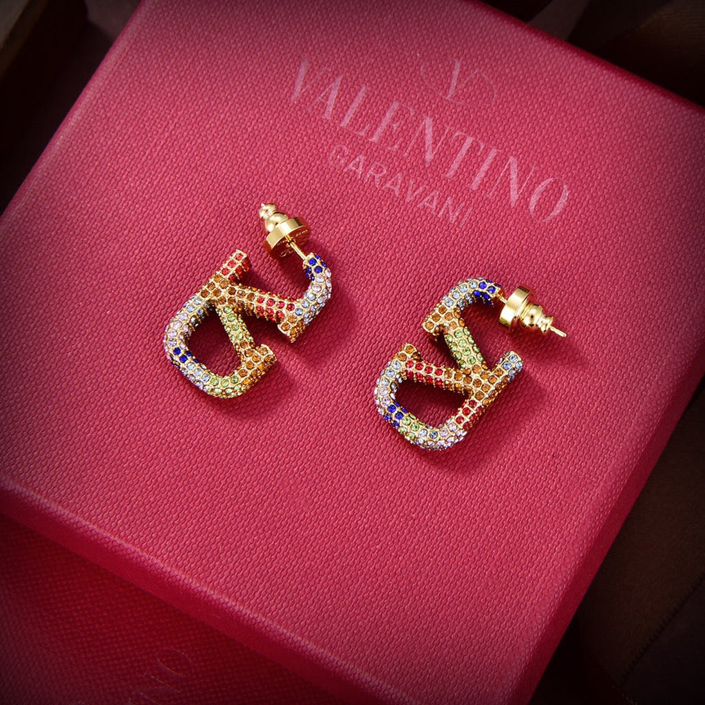 18K Valentino Valentino Signature Earrings