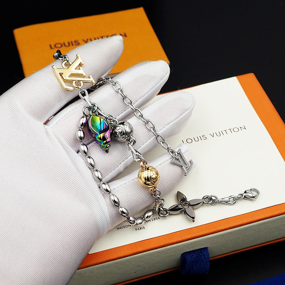 18K Louis Vuitton Shell Bracelet