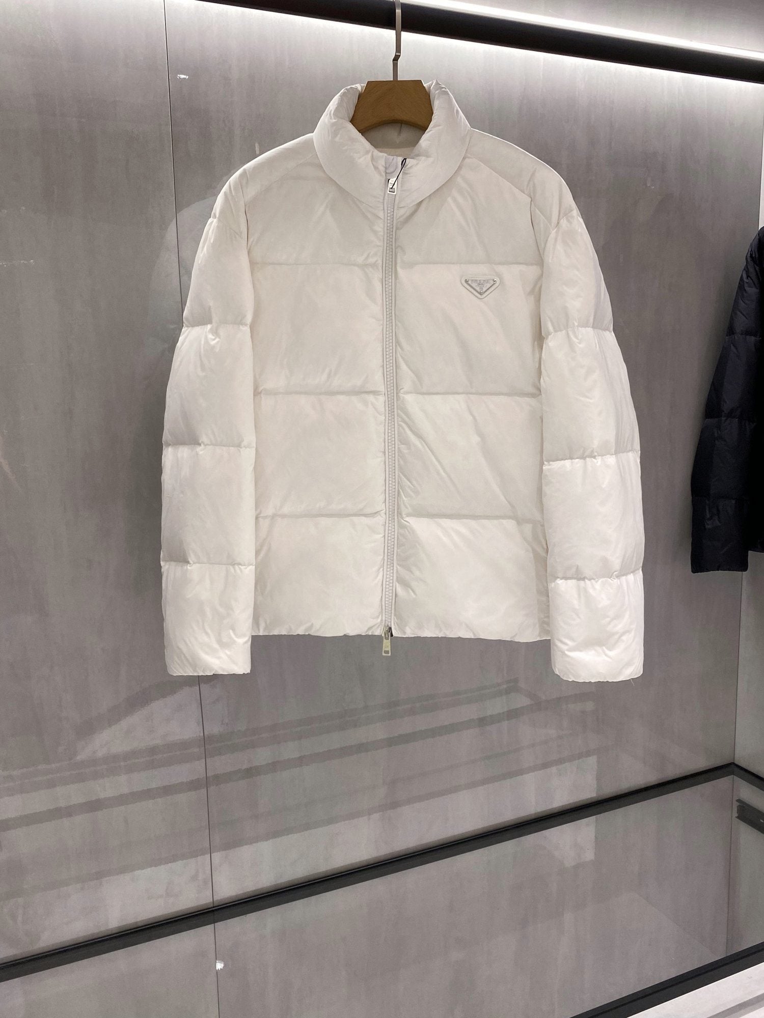 Prada Quilted Stand-Collar Puffer Jacket — hero