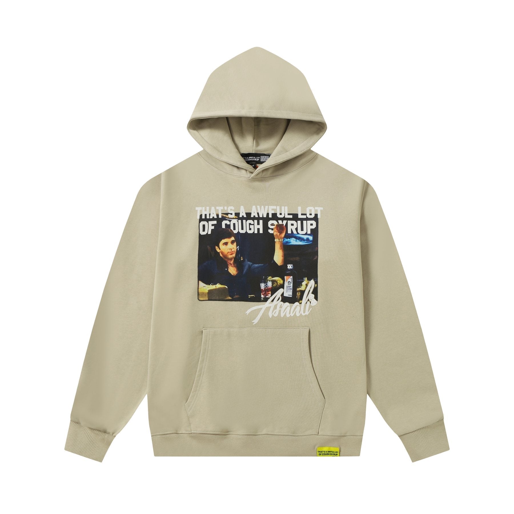 THAT'S A AWFUL LOT OF COUGH SYRUP Photo Graphic Pullover Hoodie — front