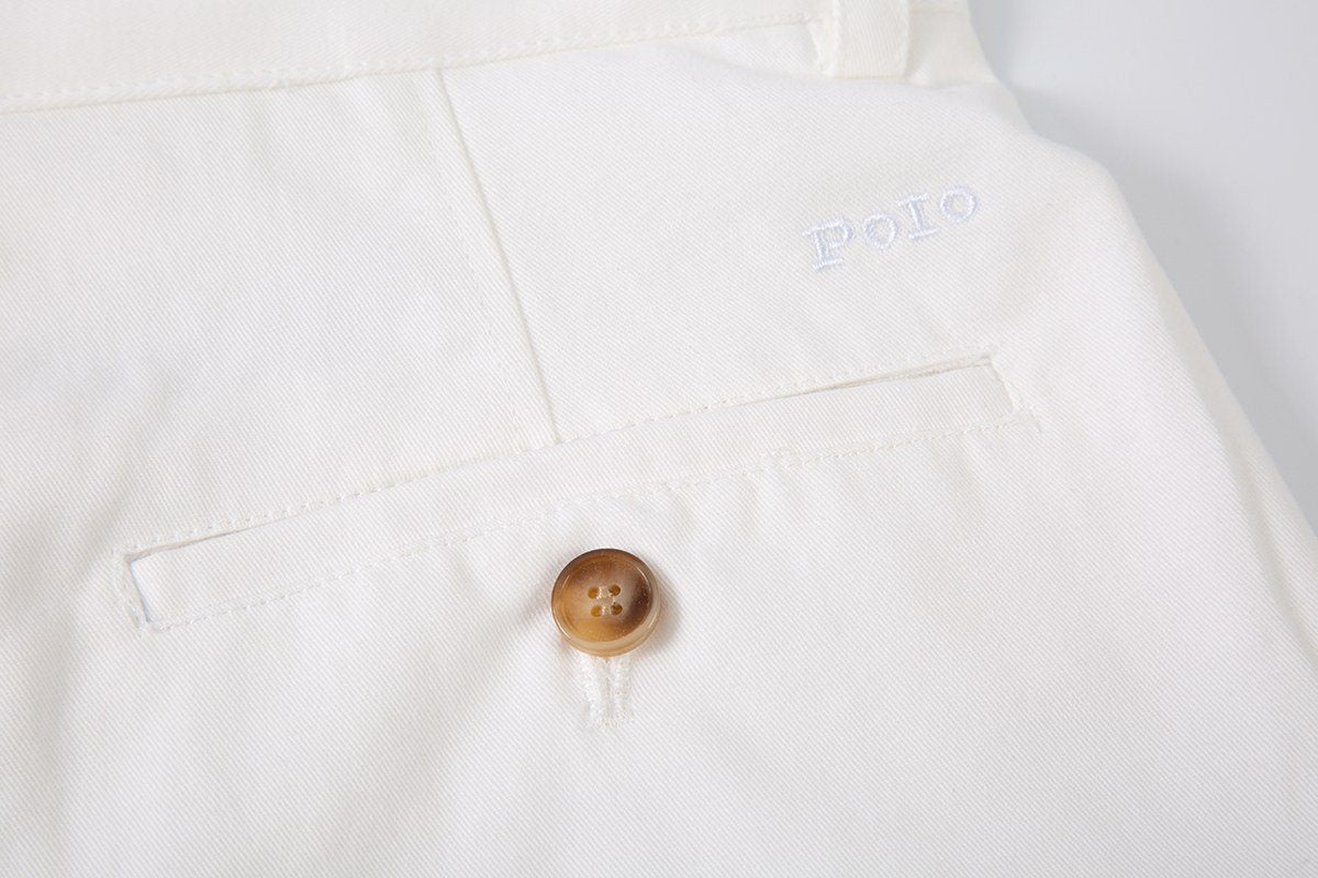 Test2-Ralph Lauren Women's Cotton A-Line Tailored Shorts — detail