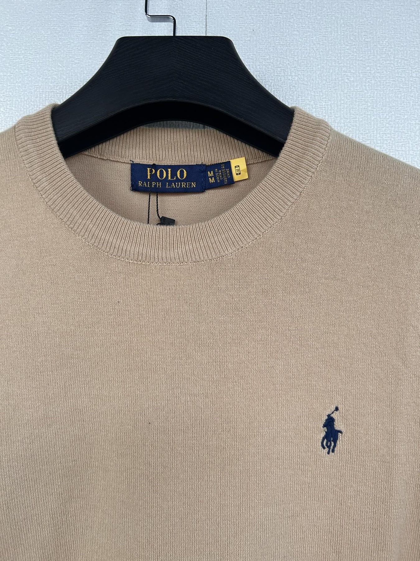 Test2-Ralph Lauren Lightweight Short-Sleeve Knit Top — detail